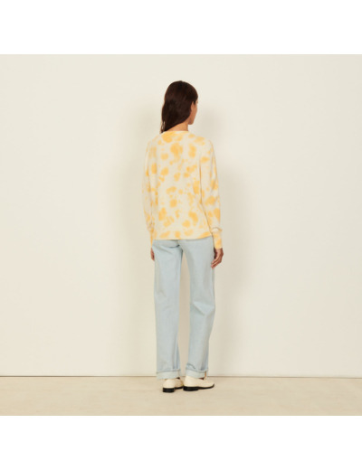 Smiley® Pull jacquard tie and dye