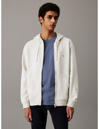 HOODIE EN COTON AVEC ZIP