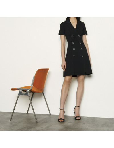Robe façon tailleur en maille