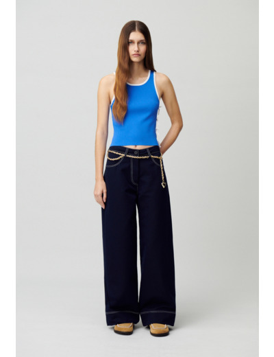 Débardeur fine maille noeuds