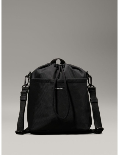 SAC À MAIN NOIR EN FORME DE SEAU