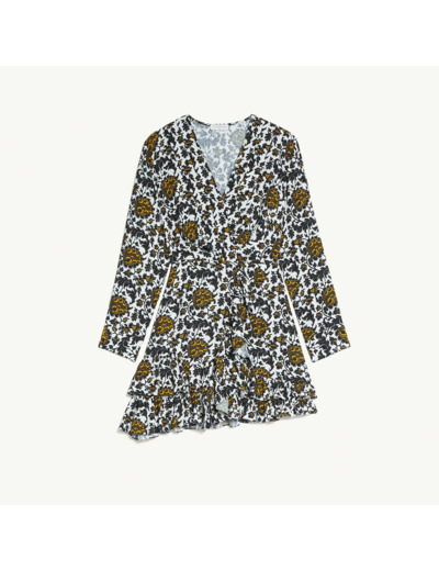 Robe courte imprimée