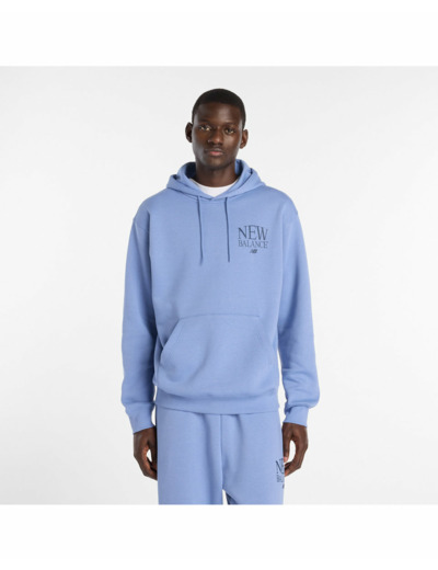 Sweat à capuche Homme REIMAGINED FLEECE HOODIE Bleu