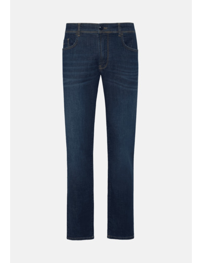 Jean En Denim Extensible Bleu Foncé
