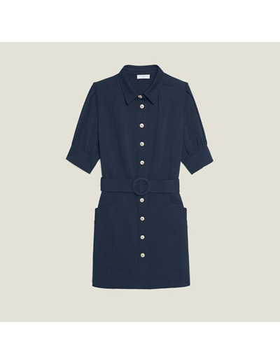 Robe chemise à boutons fantaisies