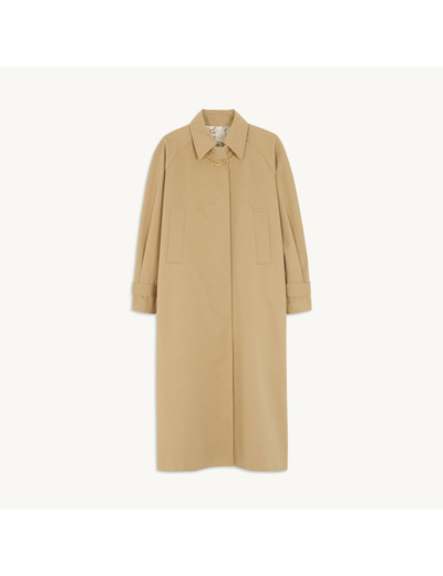 Trench en coton et chaîne amovible