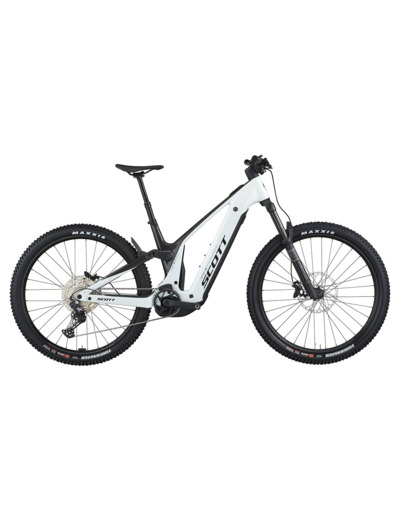 VTT tout suspendu électrique PATRON 920 Noir Carbone/Blanc Pastel