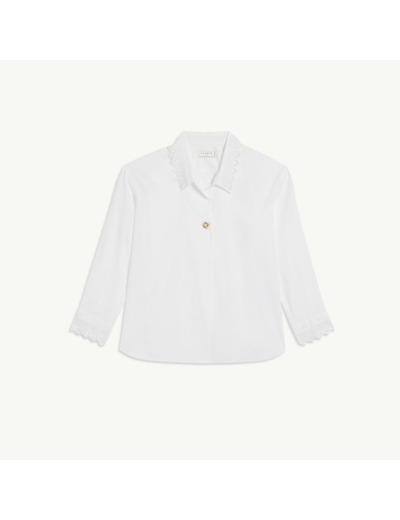Chemise avec col en broderie anglaise