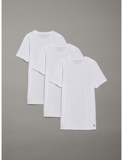 T-SHIRTS EN COTON À MANCHES COURTES COL ROND - PACK DE 3