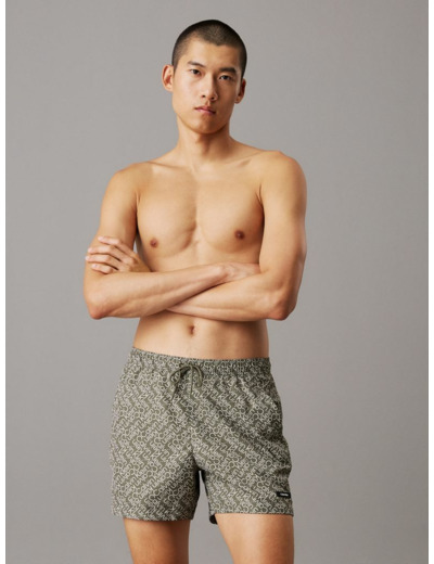 SHORTS DE BAIN IMPRIMÉS MOYENS AVEC CORDON DE SERRAGE