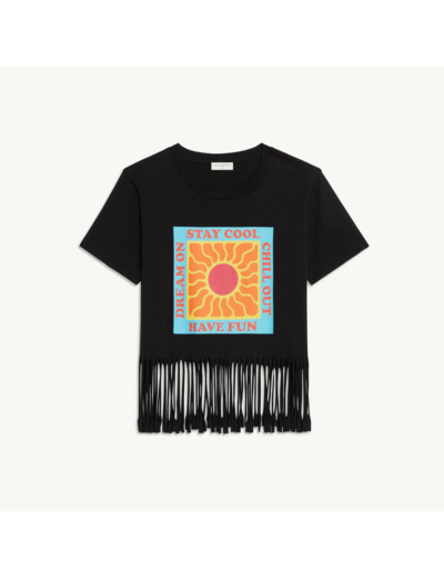 T-shirt à franges