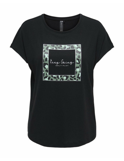 T-shirt Femme ONPAUB-MILLE LIFE ON SS BAT JRS TEE Noir