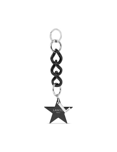 Stars de Lancel - Porte-clés chaine étoile - Noir