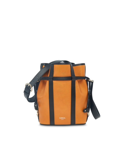 ELSA FACON IGUANA ET CUIR LISSE - Sac Seau