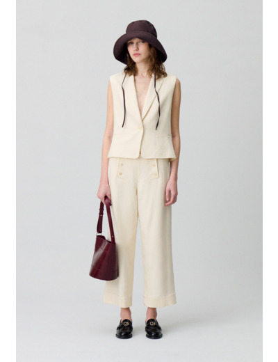 Veste de tailleur sans manches