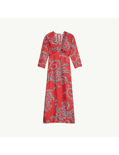 Robe midi imprimée