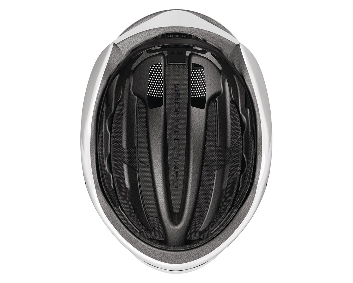 Casque Route Unisexe GAMECHANGER 2.0 ROUND FIT Blanc Brillant