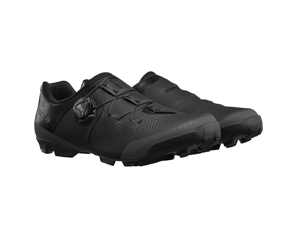 Chaussures VTT Homme XC302 LARGES Noir