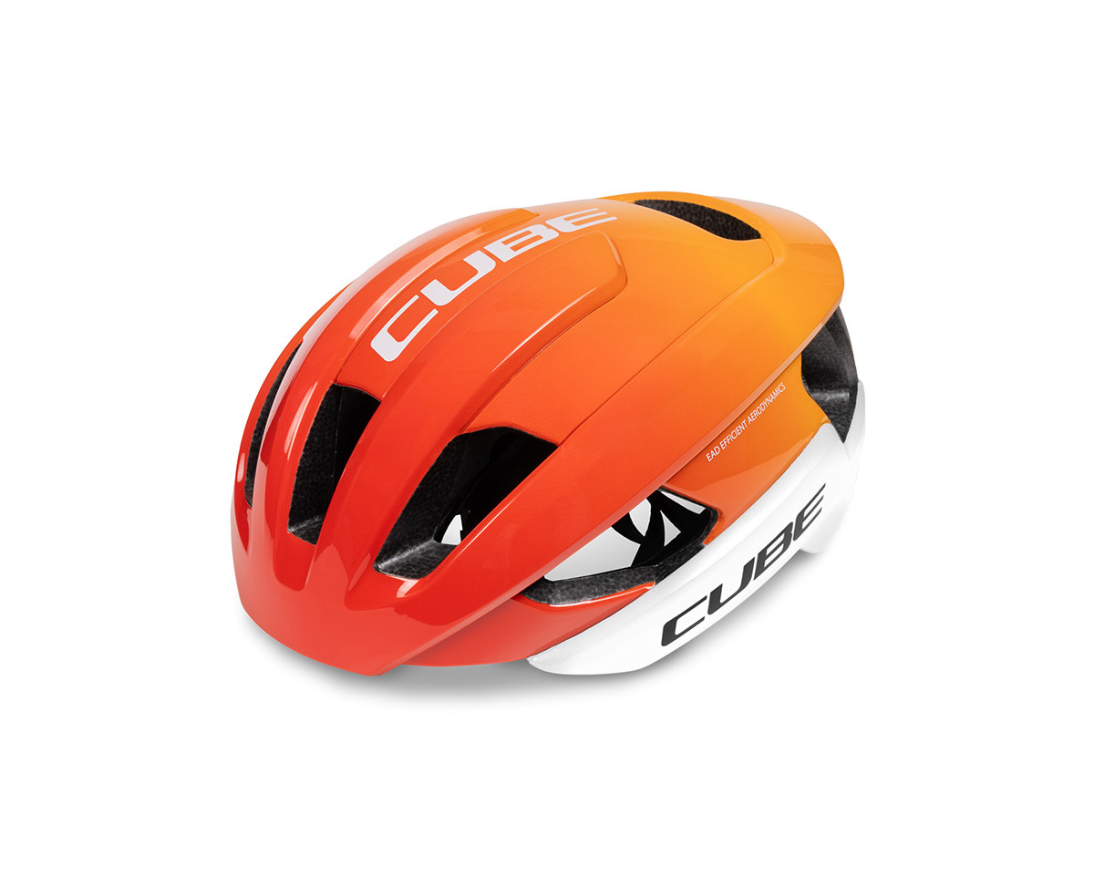 Casque Route Unisexe HERON TEAMLINE Blanc/Orange
