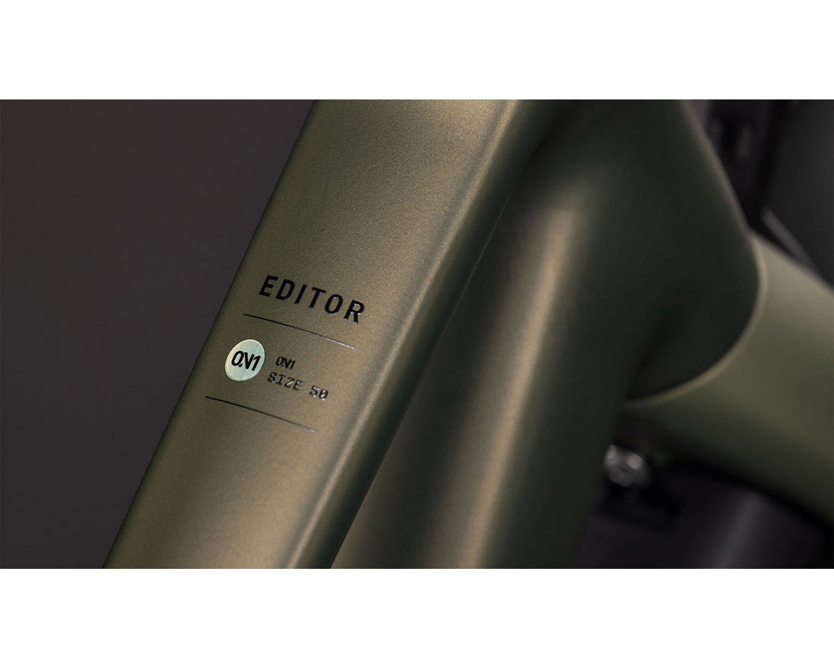 Vélo urbain EDITOR ONE FE Vert/Noir