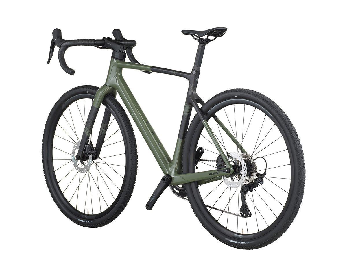 Vélo de gravel ADDICT GRAVEL 40 Vert Wenge