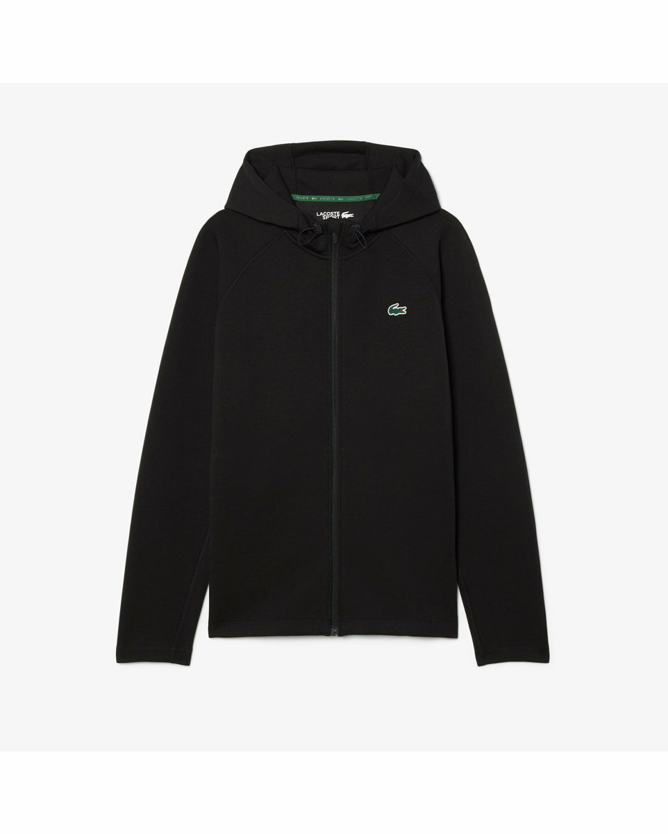 Sweat zip à capuche Homme Noir
