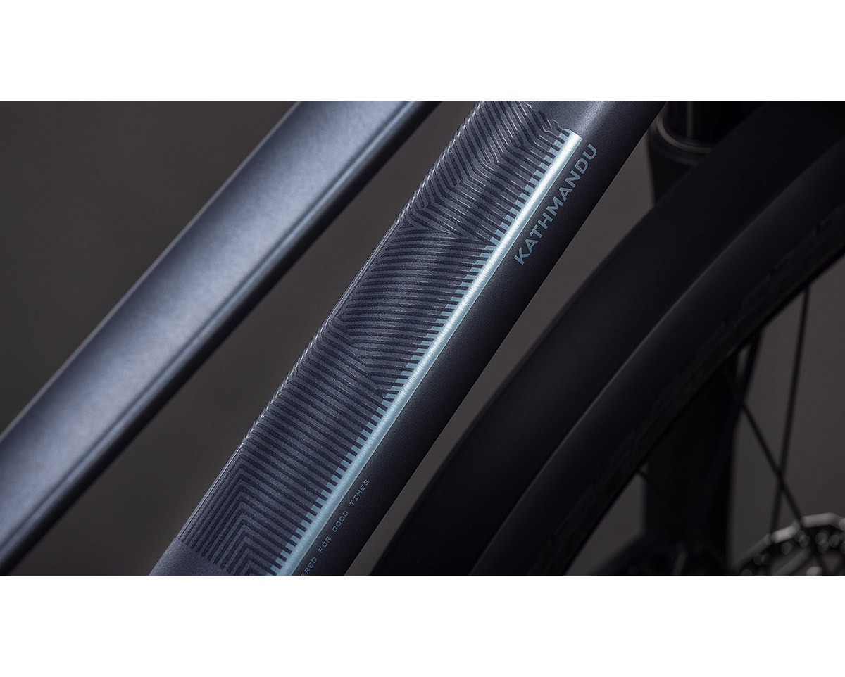 Vélo trekking KATHMANDU EXC Gris Métallique/Chrome