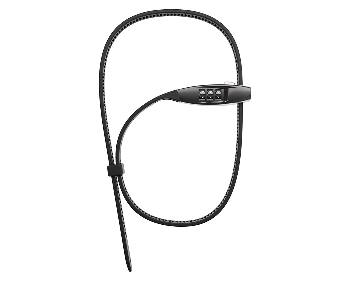 Antivol à câble COMBIFLEX TRAVELGUARD 70 Noir