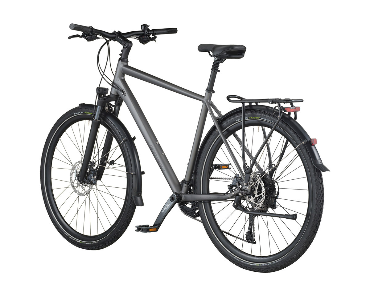 Vélo urbain/trekking VITESS 10 Graphite Noir