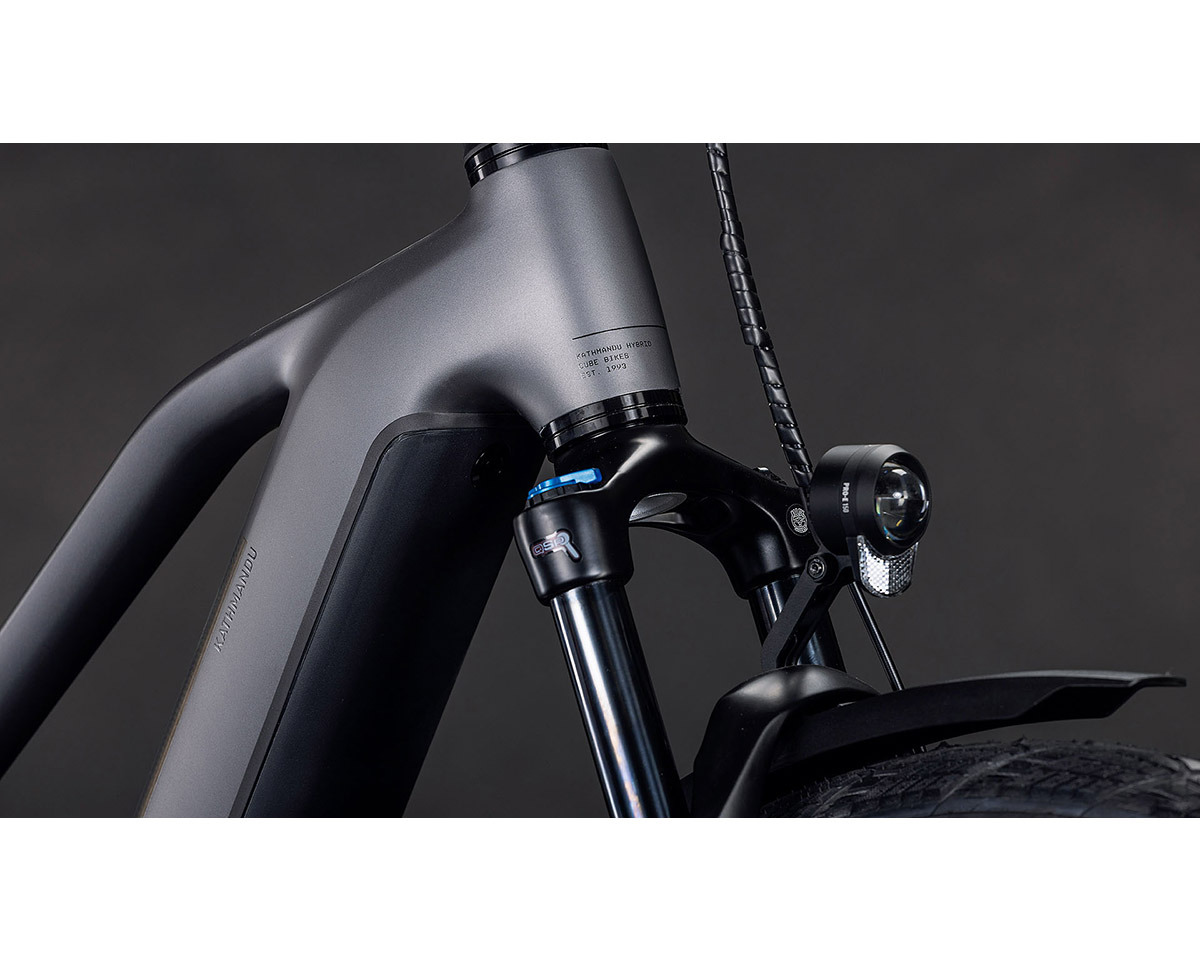 Vélo trekking électrique KATHMANDU HYBRID COMFORT PRO 800 Gris/Noir