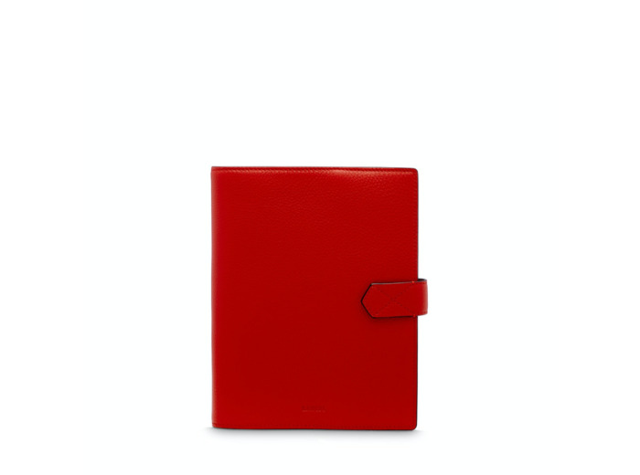 Signature de Lancel - Couverture A5 - Petit modèle - Rouge Lancel