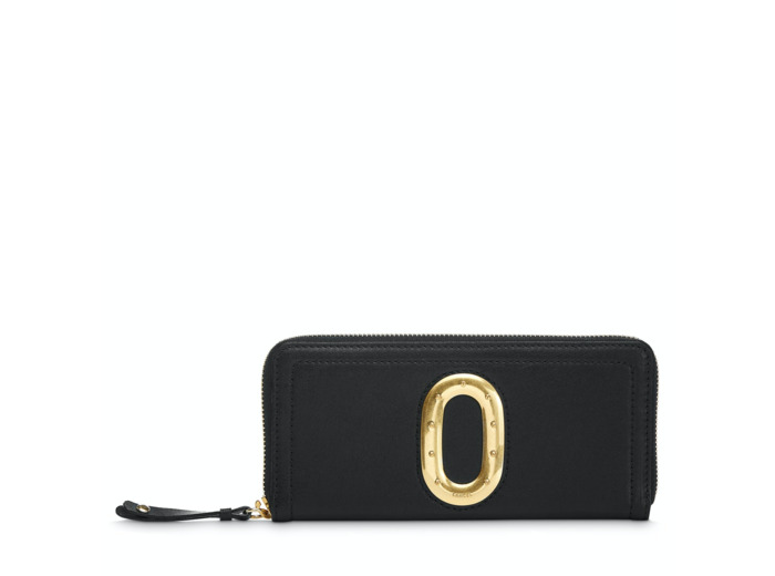 Romane de Lancel - Portefeuille slim zippé - Noir