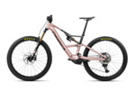 VTT tout suspendu électrique RISE LT M10 420W Rose du Désert/Carbone