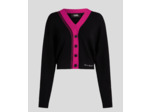 2 TONE V NECK KNIT CARDIGAN