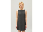 Robe courte gris chiné