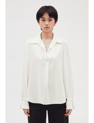 Blouse fluide écrue
