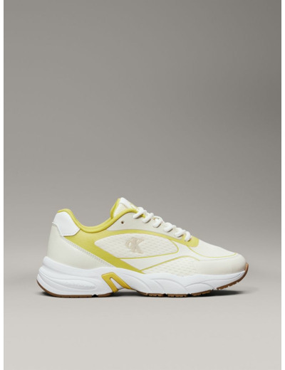 BASKETS EN TRICOT RETRO TENNIS