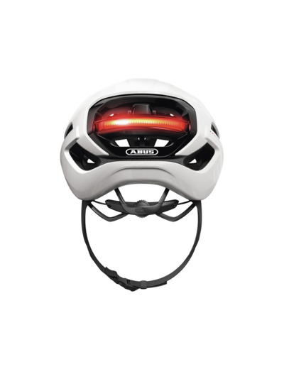 Casque Gravel Unisexe TAIPAN LED Blanc Brillant