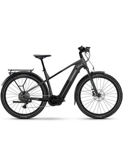 Vélo trekking électrique TREKKING 6.5 HIGH Gris/Noir