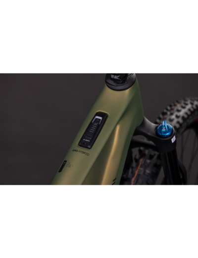 VTT tout suspendu électrique AMS HYBRID ONE44 C:68X TM 400X Vert