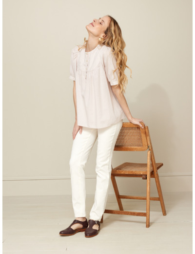 BLOUSE MINI CARREAUX