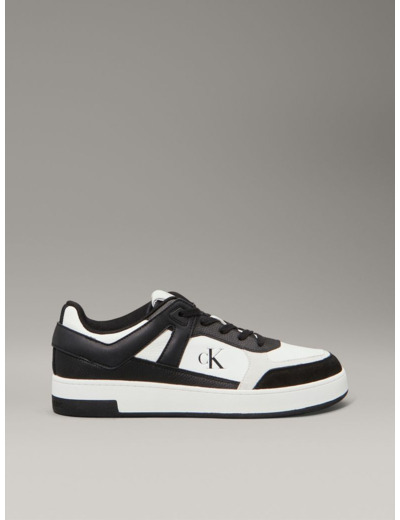 BASKETBALL BASKETS EN CUIR À LACETS BASSES