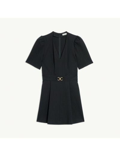 Robe courte à boucle fantaisie