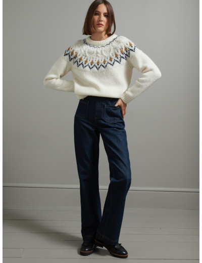 Pull Jacquard Torsade