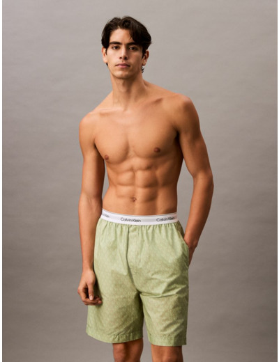 SHORTS DE PYJAMA EN POPLINE DE COTON