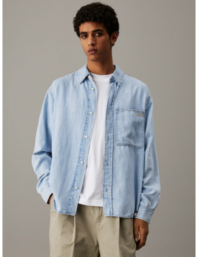 CHEMISE EN DENIM À COUPE CLASSIQUE