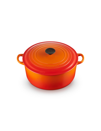 Cocotte ronde 28cm en fonte émaillée volcanique