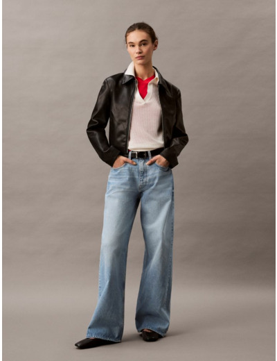 JEANS À JAMBES LARGES