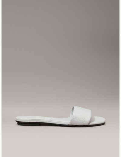 SLIDES EN JACQUARD PLAT