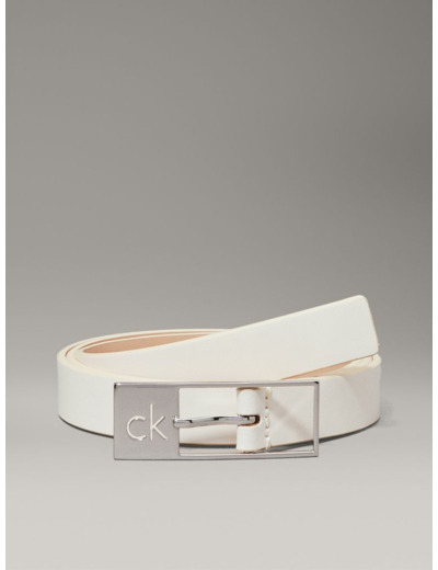 CEINTURE EN CUIR AVEC BOUCLE CARREE